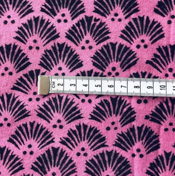 Hand Block Print aus Indien - PURPLE BOOTI